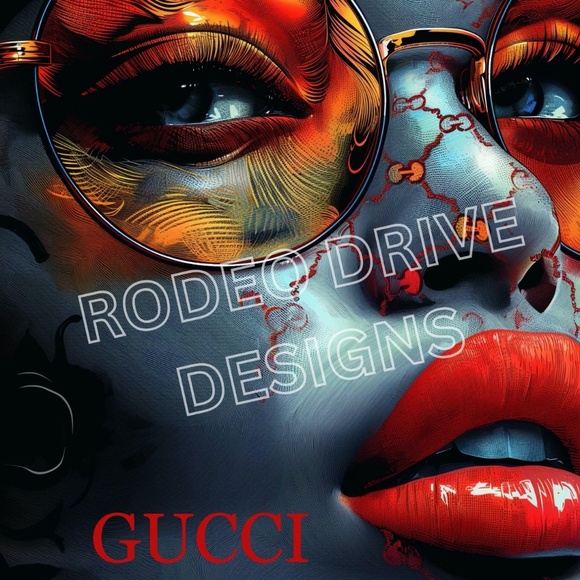 GUCCI WALL ART 17"X11" GUCCI FASHION ART GUCCI PRINT - Picture 2 of 2